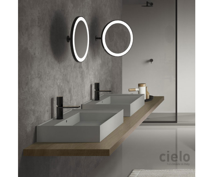 CIELO - PLSPL TI Specchio Pluto Con Luce LED 圓形鏡連LED燈